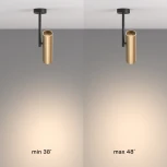 Потолочный светильник Elti GU10 1x50Вт Maytoni Technical C020CL-01GB (220V, круглые)