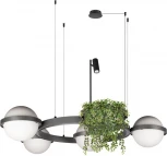 Подвесной светильник Loft It Jardin 10121/4 Dark grey (LED, 220V, на тросе, шарики)
