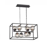 Подвесная люстра Vitaluce V4811-1/8 (220V, на цепи, шарики)