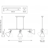 Подвесной светильник Lightstar Acrobata 761130 (220V, на проводе)