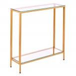 Консольный стол AllConsoles 1084-CG clear золотой