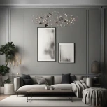 Подвесной светильник светодиодный Eurosvet Uma 90369/15 черный жемчуг (220V, на тросе)