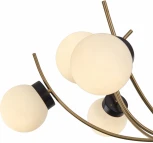 Потолочная люстра на штанге Arte Milano Neapolis-76169 276169/9 BK/GD (220V, шар)