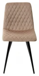 Стул CHILLI-X БЕЖЕВЫЙ #5, велюр / черный каркас 4 шт/ 1 к