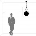 Подвесной светильник Lightstar Modena 816044 (220V, на цепи, шар)