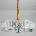 Подвесная люстра Eletto EL321P10 (220V, хрусталь, подвески, на цепи, круглые)