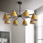 Потолочная люстра на штанге Natura A Yellow 8 ImperiumLoft Naturaay01 (177990-26) (220V)