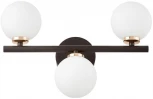 Бра Lumina Deco LDW 6033-3 BK+F.GD (220V, шар, шарики)
