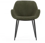 Обеденный стул La Forma (ex Julia Grup) Konna (Зеленый/ Сталь,Фанера,Металл,Пена)