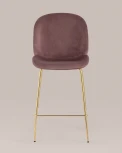 Стул полубарный Stool Group Beetle со спинкой темно-розовый УТ000006593
