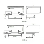 Встраиваемый светильник Soren 24410 (220V)