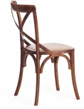 Стул CROSS (mod.CB2001) дерево береза, 49.5*53.5*87, Темный Орех (№5) Tetchair 10977