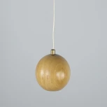 Подвесной светильник Lofter Wooden Sphere Imperiumloft 40,157 (73428-22) (220V, на проводе, шар)
