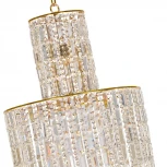 Подвесная люстра каскадная Arti Lampadari Valencia E 1.11.50.501 G (220V, хрусталь, на цепи)