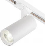 Трековый светильник однофазный Escada 20002 20002TRA/04LED SWH 30Вт, металл, белый матовый (220V, круглые)