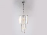 Подвесной светильник Newport 31100 31103/S nickel (220V, хрусталь, на цепи, круглые)