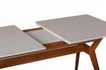 Стол R-Home Нарвик раскладной 120-160 ОРЕХ-Белый