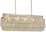 Подвесная люстра Newport 8530 8530/120 C oval gold polished (220V, на цепи)
