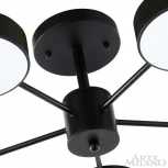 Потолочная люстра на штанге Arte Milano Ferrara 250906/5B Bk (LED, 220V, круглые)