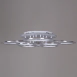 Потолочная люстра светодиодная на штанге с пультом Reluce 09812-3.3-4+4A WH (RGB) (220V)