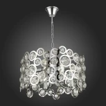 Подвесная люстра ST Luce Letina SL1103.103.08 (220V, хрусталь, на цепи, круглые)