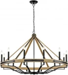 Подвесная большая люстра Wertmark Brenda WE586.12.023 (220V, на цепи, свеча)