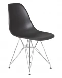 Стул обеденный DSR (ножки хром, цвет тёмно-серый (GR-04))