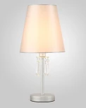 Интерьерная настольная лампа Crystal Lux RENATA LG1 SILVER