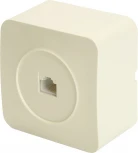 Розетка Ethernet RJ-45 (слоновая кость) Stekker София 49482