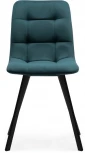 Стул Чилли морская волна / черный каркас 489706 Notta