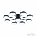 Потолочная люстра на штанге Arte Milano Ferrara 250406/8+1 Gr (LED, 220V, круглые)
