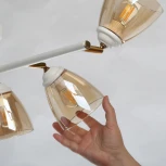 Потолочная люстра на штанге DeMarkt Тетро 673017406