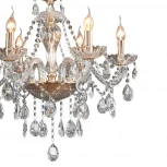 Люстра подвесная Lumion Alissa 8376/6 золото/прозрачный, металл/хрусталь E14 6*40W 220V