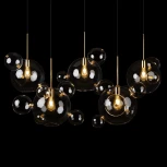 Подвесной светильник Loft It Bolle 2034-S5 (220V, на проводе, шарики, молекулы)