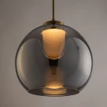 Подвесной светильник Freya Fume FR5399PL-L4BS2 (LED, 220V, на проводе, шар)