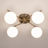 Потолочная люстра RGB на штанге Citilux Адам Смарт CL228A143 (LED, 220V, умный дом - Алиса, Маруся, Салют, шарики)