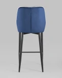 Стул полубарный Stool Group Лоренс велюр синий УТ000008856