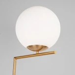 Торшер Eurosvet Frost 01083/1 латунь (220V, выключатель, шар)