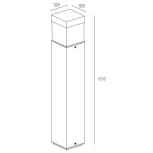 Наземный светильник Oasis Light W61852-650