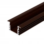 Профиль PDS-F-2000 ANOD Brown Deep (Алюминий) 017653 Arlight