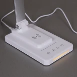 Офисная настольная лампа с беспроводным ЗУ светодиодная Reluce 05501-0.7-01 WT (220V, сенсорный выключатель)