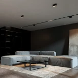 Светильник потолочный светодиодный Elektrostandard Block 25109/LED 10W 3000K черный (220V)