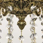 Подвесная люстра Bohemia AL7901 AL79101/6/175 A GB (220V, подвески, на цепи, подсвечник, свеча)