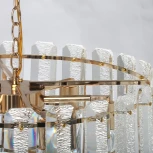 Подвесная люстра De City Бриз 111015807 (220V, хрусталь, на цепи)