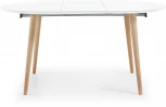 Стол обеденный La Forma (ex Julia Grup) Oqui (Белый/ Дерево,Бук,МДФ,Обработанная древесина)