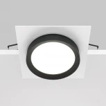 Встраиваемый светильник Hoop GX53 1x15Вт Maytoni Technical DL086-GX53-SQ-WB (220V, круглые)