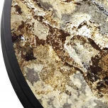 Настенно-потолочный светильник Odeon Light Bergi 5064/50L черн./серо-беж./металл/натур.камень/акрил с переключ.цветов.темпер. LED 50W 3000К/4000K/6000K (220V, круглые)