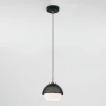 Подвесной светильник Eurosvet Nocciola 50106/1 античная бронза/черный (220V, на проводе, шар)