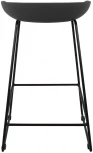 Стул полубарный Neo чёрный с чёрными ножками Bradex Home FR 0698