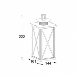 Настенный фонарь уличный Oasis Light 2592 Gb
